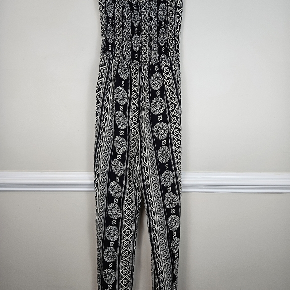 Hollister Geometric Cut Out Strapless Jumpsuit Size XS A1403 - Picture 5 of 12